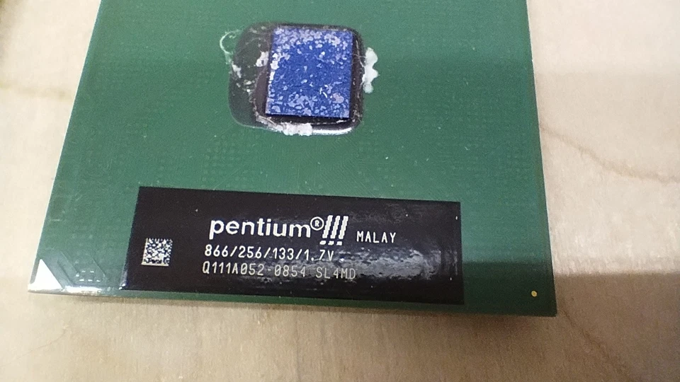 Intel Pentium III 866mhz SL4MD Socket 370/PGA370 CPU lote de 2 piezas vintage Foto 4 de 4