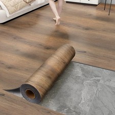 Luxury Thicken Wood Grain Peel and Stick Floor Tiles 17.72 " x 118"Self-Adhes