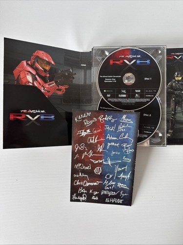 RVBX: Ten Years of Red vs. Blue 14-Disc DVD Box Set Rooster Teeth Halo Series a3 - Picture 10 of 11
