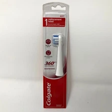 New Colgate 360 Advanced Replacement Head, Soft, Whitening, Gentle, Powered TB
