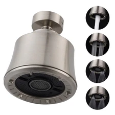 iFealClear Kitchen Sink Faucet Head, Swivel 360 Degree Faucet Sprayer Head wi...