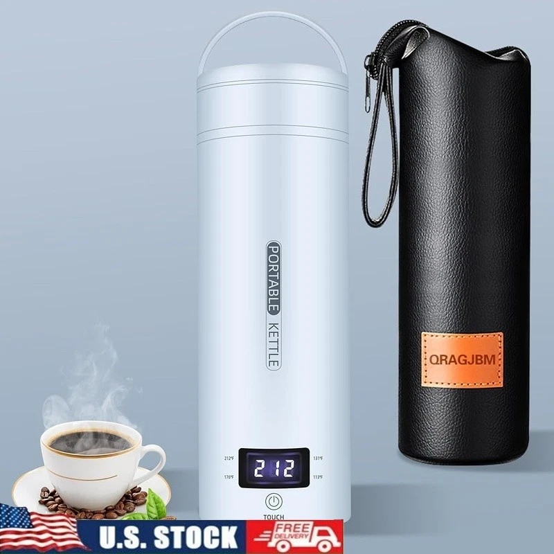 Portable Electric Kettle 450ml Travel Fast Boil 4 Temp Modes Auto Shut-Off New