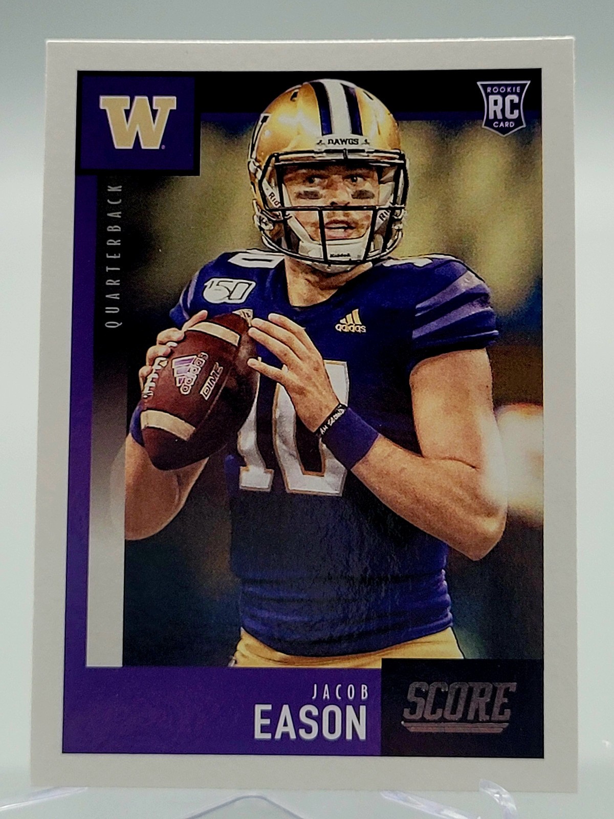 2020 SCORE JACOB EASON ROOKIE FOOTBALL CARD HUSKIES COLTS NFL 354 panini