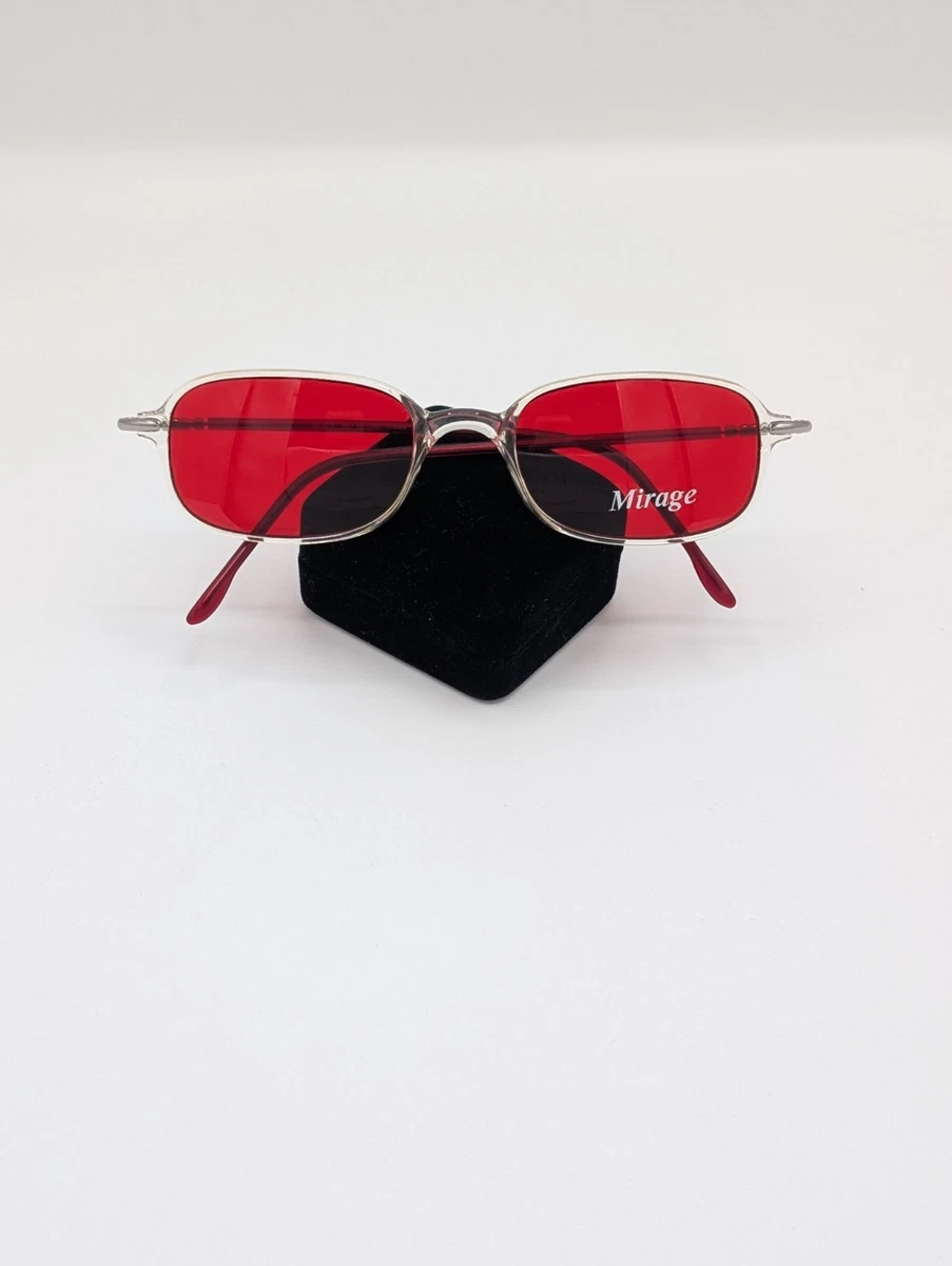 Red Original Square Vintage Sunglasses for sale | eBay display picture 2