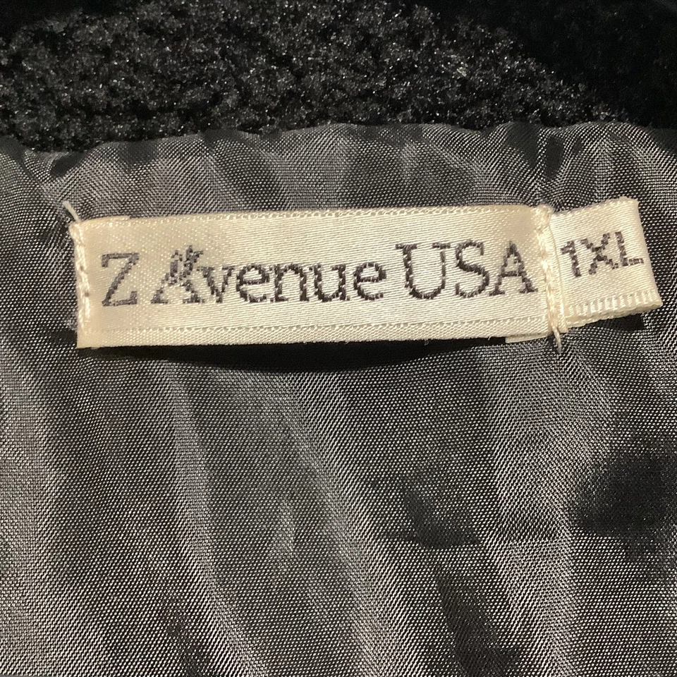 Chaqueta envolvente Z Avenue EE. UU. Capa de gran tamaño Capucha Chal Cubierta Sherpa Retro 1XL Foto 4 de 4