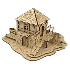 Watermill D D Terrain Buildings, DND Accessories for Dungeons  Dragons,