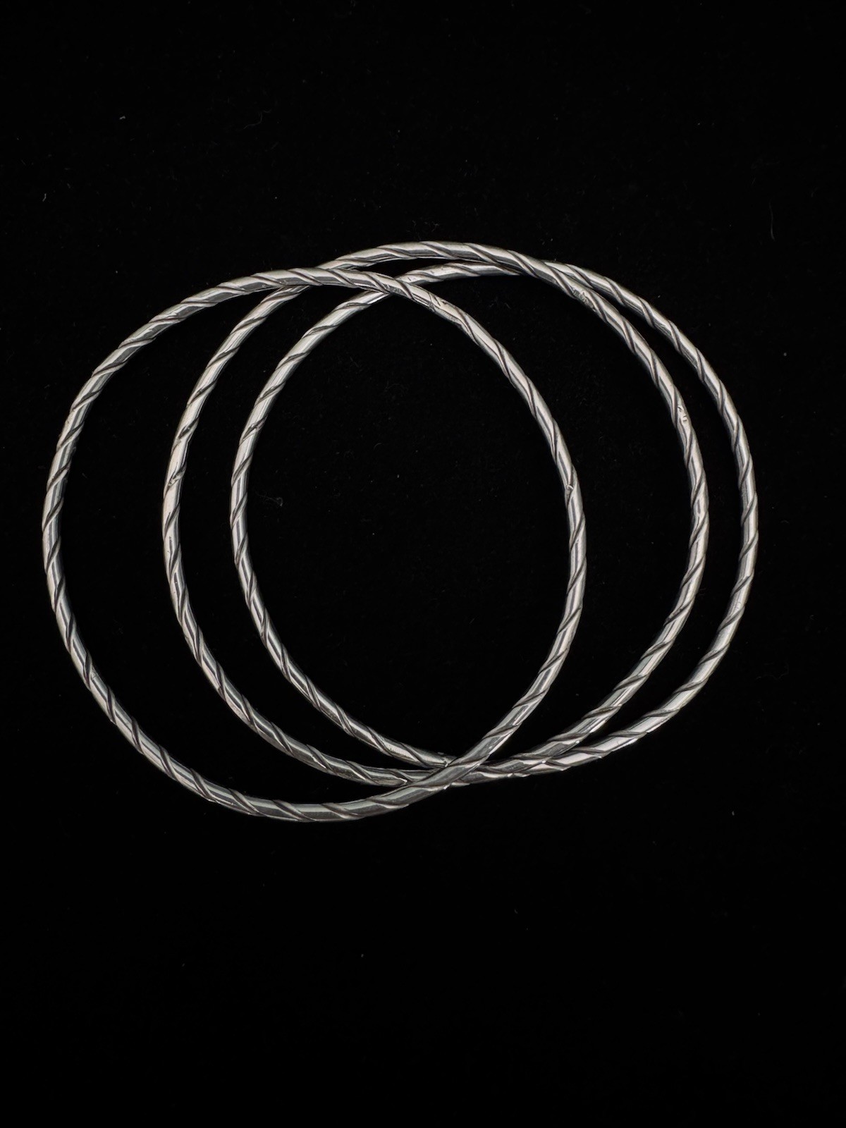 3- 8” Inside Circumference, Solid 925, Bangles - image 3