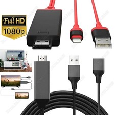 For iPhone14 13 12 11 Android 1080P HDMI Mirroring Cable Phone toTV HDTV Adapter