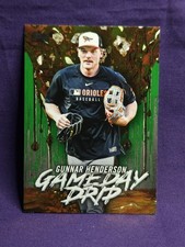 2026 Topps Series 1 Celebration Game Day Drip GUNNER HENDERSON GREEN /99