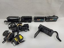 JVC Everio camcorders GZ Lot Of 5 3 Models With Batteries And Charger Cables