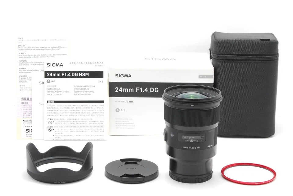 [Quase não usado/caixa] Sigma A 24mm F1.4 DG HSM arte para Leica L do Japão - Imagem 2 de 4