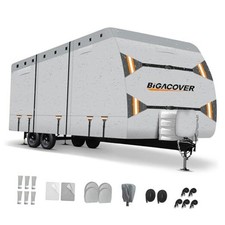 Travel Trailer RV Cover 27-30 FT, Heavy Duty 420D 27-30FT- 366"Lx102"W x104"H