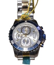 Invicta Men s Pro Diver Chronograph Watch 18K Gold Plated Silver-Tone Dial