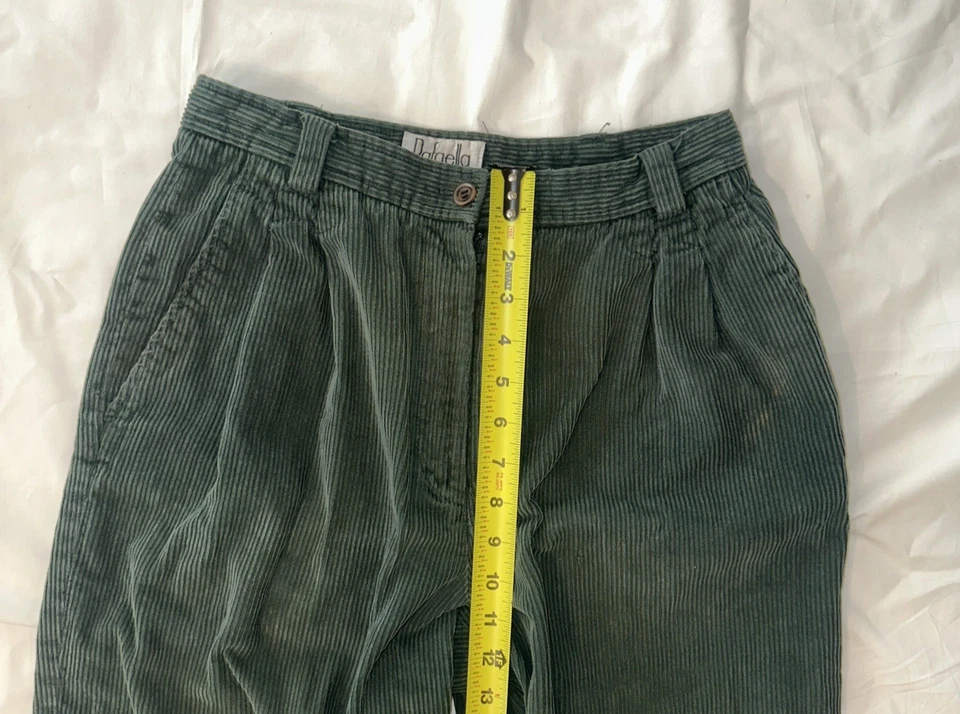 Rafaella Women’s Pants – Size - 10 – Green Corduroy - Image 4 of 4