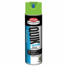 Krylon Industrial Quik-Mark Wb Inverted Marking Paint Fluor. Safety Green Lot of