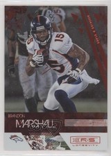 2009 Donruss Rookies & Stars Longevity Elements Ruby /150 Brandon Marshall 0q3