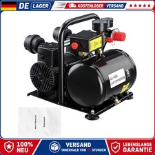 6L Fl&uuml;sterkompressor Druckluftkompressor 8Bar 0,75kW 65L/min 59dB Leise &ouml;lfrei