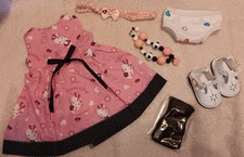 Hello Kitty Dress Handmade With Accessories For 18 Inch Doll Hello Kitty Dress Handmade With Accessories For 18 Inch Doll