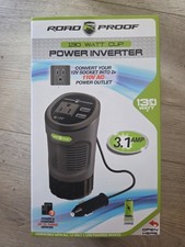 Car power inverter for cup holder