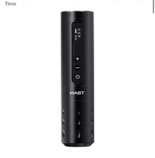 MAST Mast A2 Wireless Tattoo Pen Machine Kit Black w/Needles Ink Gloves Tape