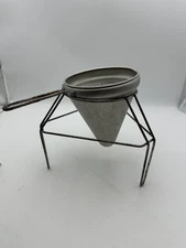 Aluminum Cone Masher Colander Strainer Sieve Vintage Kitchen Tool