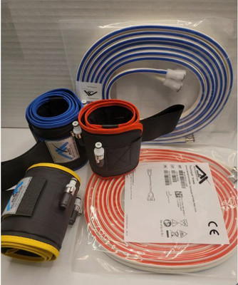SETS OF (3) CUFFS  (2) HOSES RED and BLUE  Zimmer compatible tourniquet