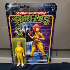 Teenage Mutant Ninja Turtles April O'neil Action Figure Super7 TMNT Reaction