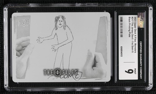 2023 The X-Files Monsters of Week Edition Printing Plate Black 1/1 CGC 9 i1f