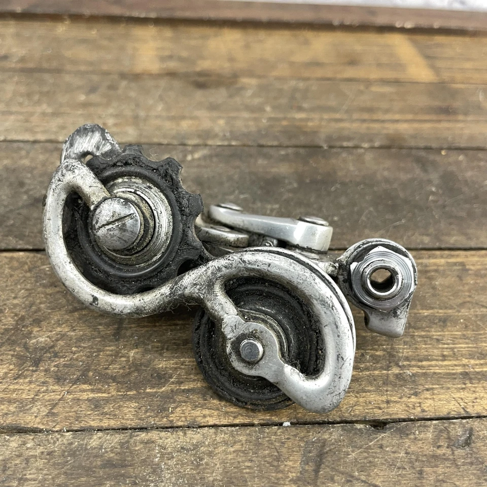 Desviador trasero vintage Huret Jubilee bicicleta de carretera francesa parte años 70 80 Foto 3 de 4