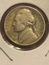1939 D Jefferson Nickel Semi Key Date AA