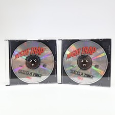 Night Trap (Sega CD) Loose Discs 1 & 2 Only - Auth Untested
