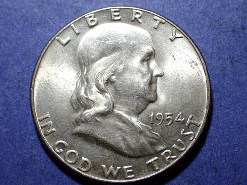1954 Franklin Half Dollar  BU