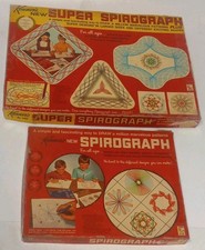 1969 Kenners Super Spirograph  2400  1967 Spirograph  401 Both Incomplete