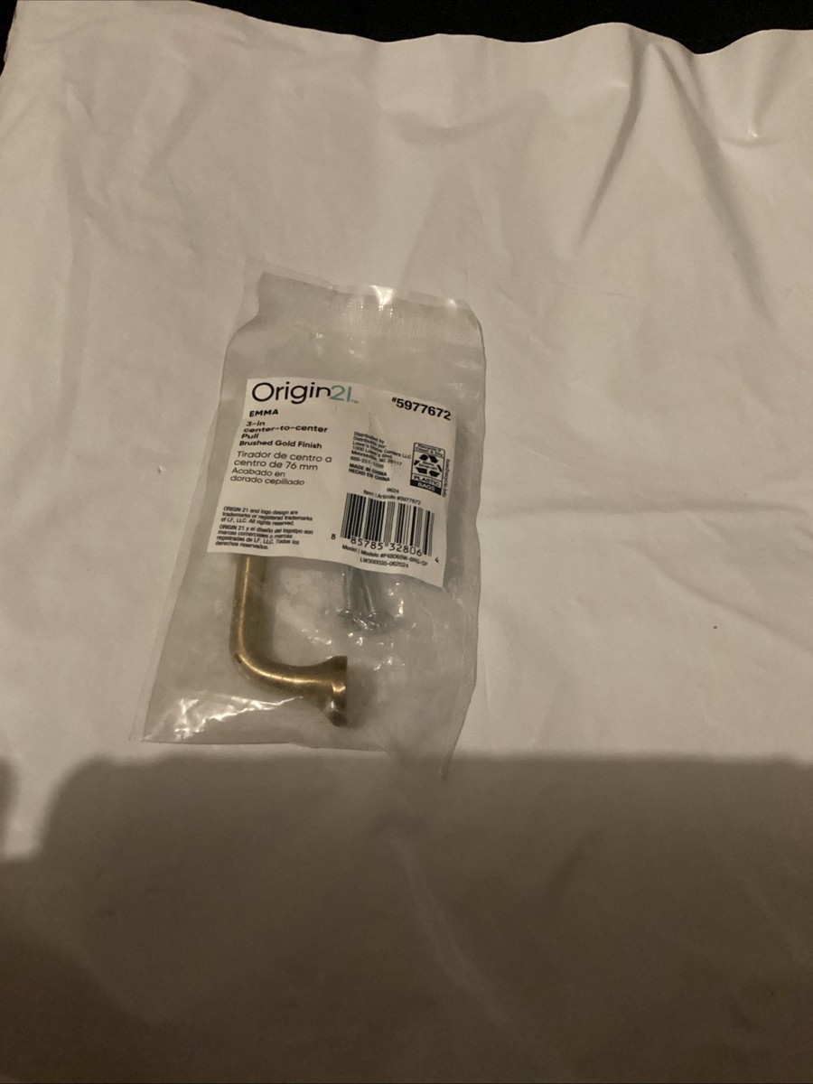Origin 21 Emma 3” Center To Center Pull Brushed Gold Finish