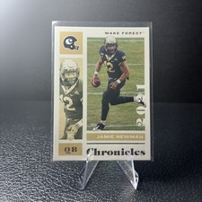 2021 Panini Chronicles Draft Picks - Base Chronicles Jamie Newman #16 (RC)