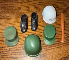 Mixed Lot Of 7 Vintage Marx Toys Stoney Stonewall Smith Military Accessories