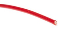 PrzewóD Do UrząDzeń Ptfe Ptfe Czerwony, 100M 0,6 Mm² 19/0,2 Mm, 600 V, -75→ +200