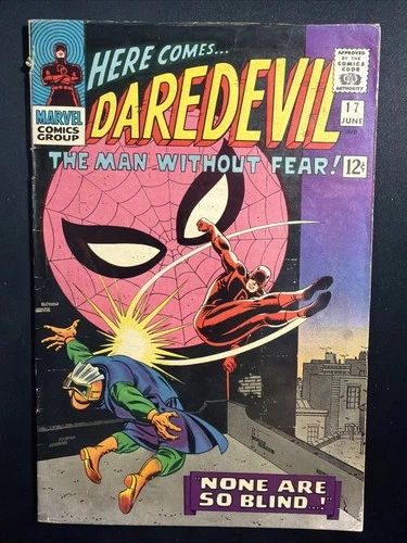 Daredevil #17 1966 Silver Age 1st Print Vintage Marvel Comics Good/VG *A4