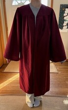 Matte Maroon High School/College Graduation Gown 5'6" to 5'8"