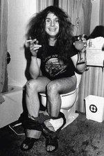 OZZY OSBOURNE 'Drinking on the Toilet 12x18" Poster Print Funny Bathroom Decor