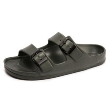FUNKYMONKEY Women's Comfort Slides with Arch Support, Non-Slip Lightweight Fo...
