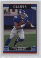 2006 Topps Chrome Refractor Tiki Barber #88 v1i
