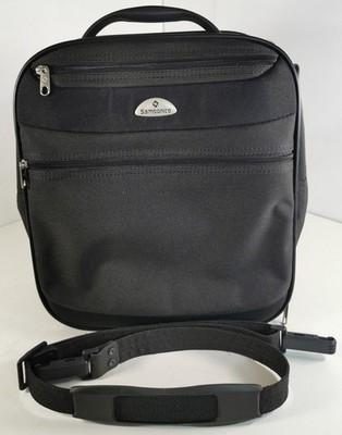 Samsonite Glint II Laptop Aktentasche Messenger Bag schwarz Tasche Schultergurt