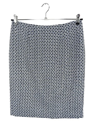 CALVIN KLEIN Bleistiftrock Damen Rock Gr. DE 38 blau-schwarz-weiß Casual-Look