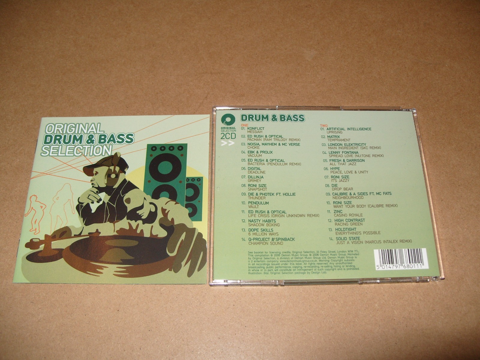 Various Artists - Original Drum and Bass Selection (2006) 2 CD+ INLAYS EX+ COND