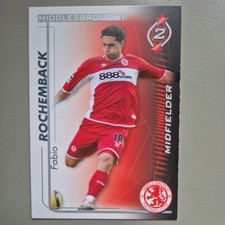 Fabio Rochemback Middlesbrough Shoot Out Football Trading Card 2005/06 Aggiornamento