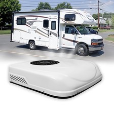 DC 12V Rooftop Air Conditioner 9000 BTU Parking AC Unit for RV Van Truck Camper