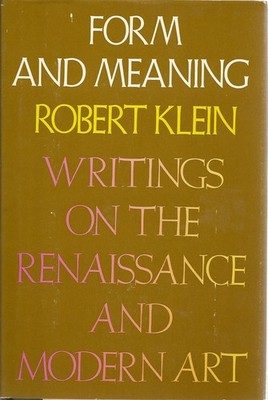 Form and Meaning: Writings on the Renaissance and Modern Art