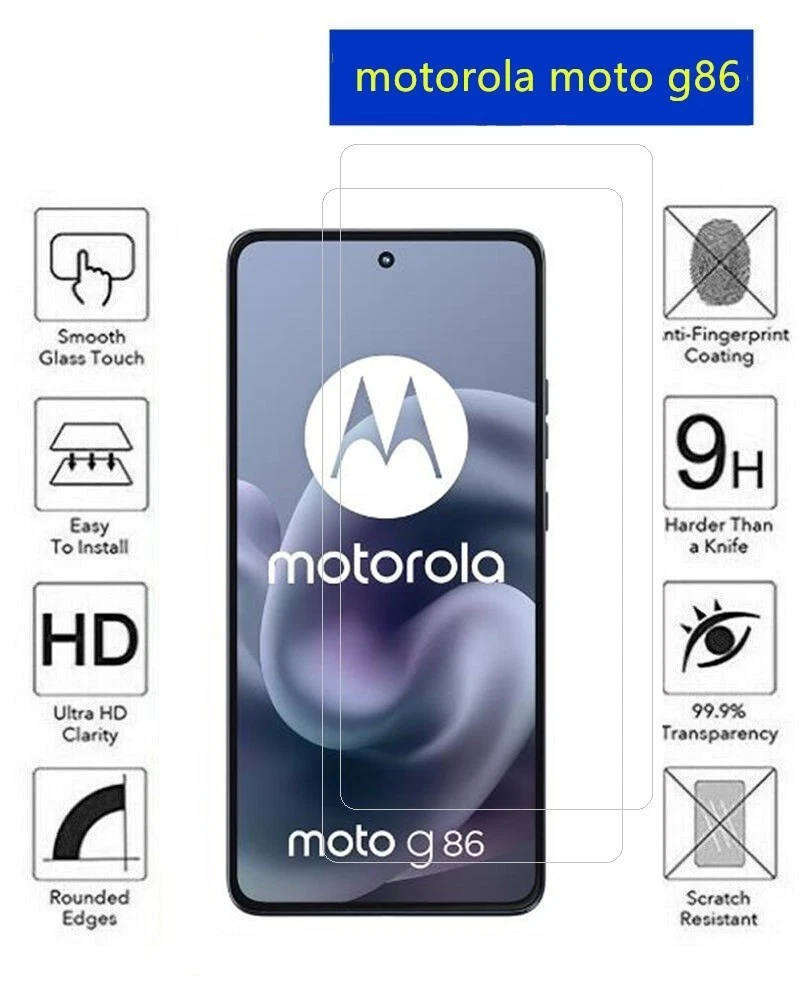 Anti-Riflesso Vetro Pellicola Protezione per Motorola Moto G8