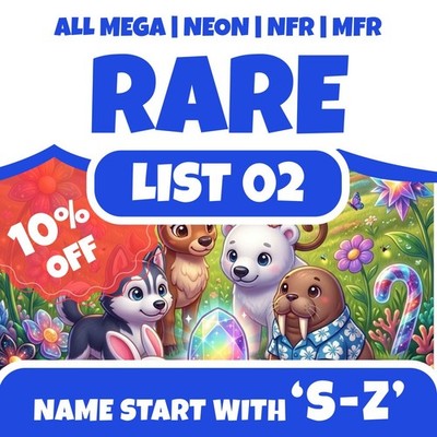 Adopt Top Pick  All Rare  Cheap  Fast Delivery   List 02 ( S - Z )